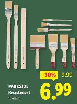 Lidl PARKSIDE Kwastenset aanbieding