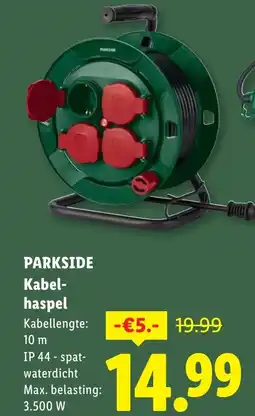 Lidl PARKSIDE Kabel- haspel aanbieding