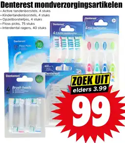 Dirk Denterest mondverzorgingsartikelen aanbieding