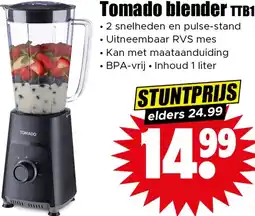 Dirk Tomado blender TTB1001B aanbieding