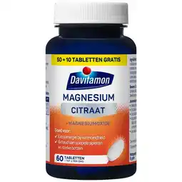 Trekpleister Davitamon Magnesiumcitraat + Magnesiumoxide Tabletten aanbieding