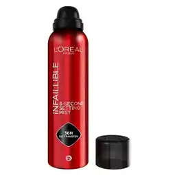 Trekpleister L'Oréal Paris Infaillible 3-Second Setting Mist aanbieding