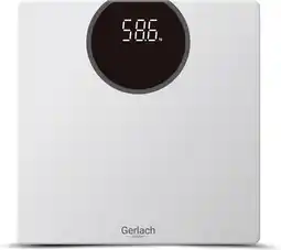 Bol.com Personenweegschaal met LED-display - grijs GL 8168 Gerlach aanbieding