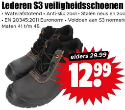 Dirk Lederen S3 veiligheidsschoenen aanbieding