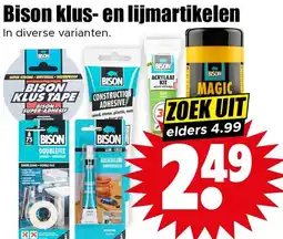 Dirk Bison klus en lijmartikelen aanbieding