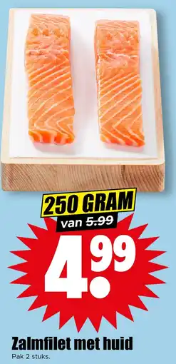 Dirk Zalmfilet met huid aanbieding