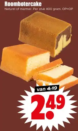 Dirk Roombotercake aanbieding