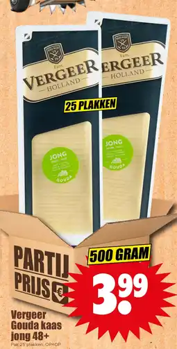 Dirk Vergeer Gouda kaas jong 48+ aanbieding