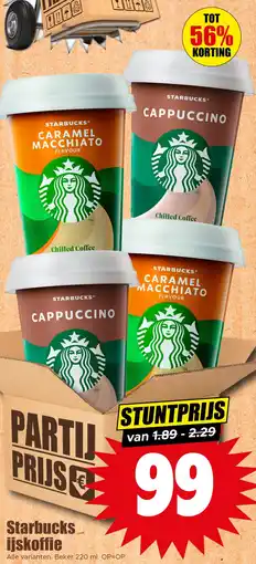 Dirk Starbucks ijskoffie aanbieding