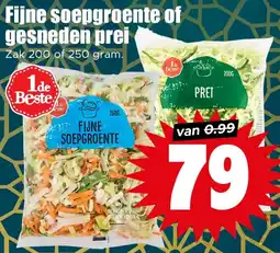 Dirk Fijne soepgroente of gesneden prei aanbieding