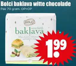 Dirk Bolci baklava witte chocolade aanbieding