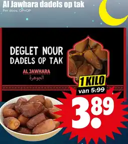 Dirk Al Jawhara dadels op tak aanbieding