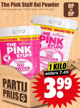 Dirk The Pink Stuff Oxi Powder aanbieding