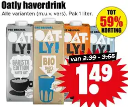 Dirk Oatly haverdrink aanbieding