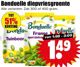 Dirk Bonduelle diepvriesgroente aanbieding