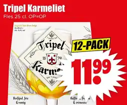 Dirk Tripel Karmeliet aanbieding
