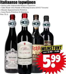 Dirk Italiaanse topwijnen aanbieding