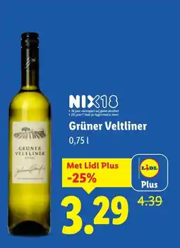 Lidl Grüner Veltliner aanbieding