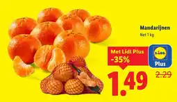 Lidl Mandarijnen aanbieding