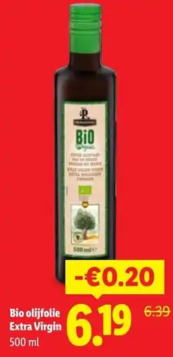 Lidl Bio olijfolie Extra Virgin aanbieding