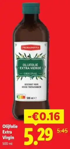Lidl Olijfolie Extra Virgin aanbieding