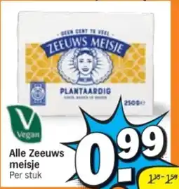 Albert Heijn Alle Zeeuws meisje aanbieding