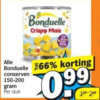Alle Bonduelle conserven