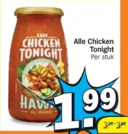 Albert Heijn Alle Chicken Tonight aanbieding