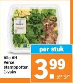 Albert Heijn Alle AH Verse stamppotten 1-vaks aanbieding