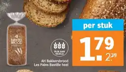 Albert Heijn AH Bakkersbrood Les Pains Bastille heel aanbieding