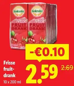 Lidl Frisse fruitdrank aanbieding