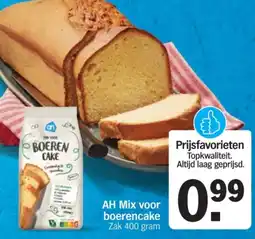 Albert Heijn AH Mix voor boerencake aanbieding