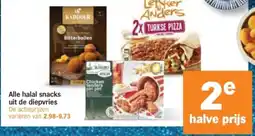 Albert Heijn Alle halal snacks uit de diepvries aanbieding