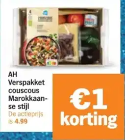 Albert Heijn AH Verspakket couscous Marokkaanse stijl aanbieding