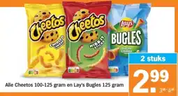 Albert Heijn Alle Cheetos en Lay's Bugles aanbieding