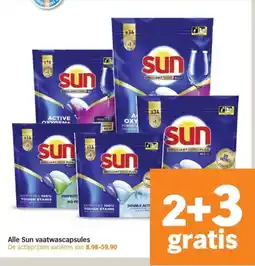 Albert Heijn Alle Sun vaatwascapsules aanbieding