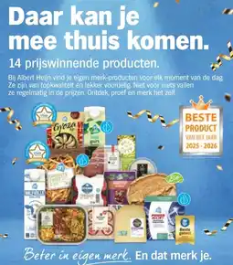 Albert Heijn 14 prijswinnende producten. aanbieding