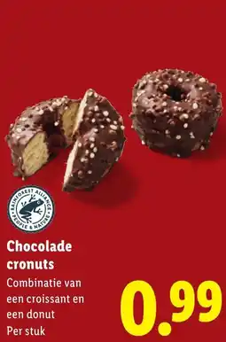 Lidl Chocolade cronuts aanbieding