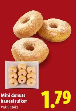 Lidl Mini donuts kaneelsuiker aanbieding