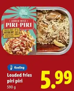 Lidl Loaded fries piri piri aanbieding