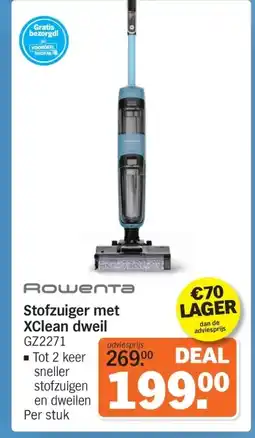 Albert Heijn Дошепта Stofzuiger met XClean dweil aanbieding