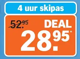 Albert Heijn Skiën of snowboarden bij SnowWorld aanbieding