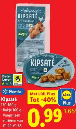 Lidl Kipsaté aanbieding