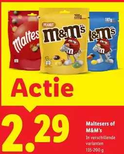 Lidl Maltesers of M&M's aanbieding