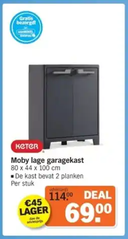 Albert Heijn Moby lage garagekast aanbieding
