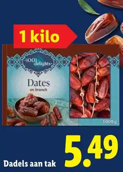 Lidl Dadels aan tak aanbieding