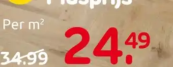 CanDo PVC Vloer Create Plank XB - Tropisch Eiken - 4-zijdige Micro V-groef - 5mm - 2,292m²