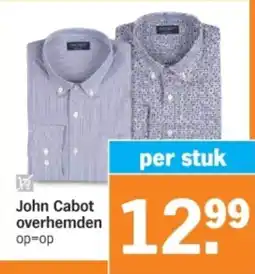Albert Heijn John Cabot overhemden aanbieding