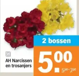 Albert Heijn AH Narcissen en trosanjers aanbieding