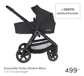 Baby & Tiener Easywalker Rudey Shadow Black 2-in-1 kinderwagen aanbieding